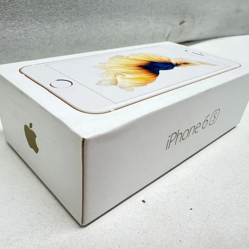 BOX ONLY Apple iPhone 6s - Gold 64Gb w/papers and stickers inside